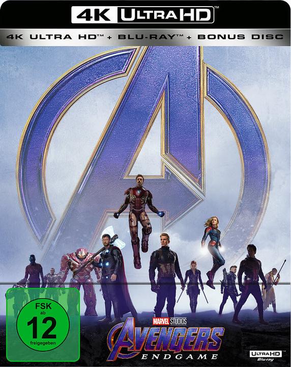 Actual product image Avengers Endgame (Steelbook) - 4K Blu-ray (4k Blu-ray, 2019, German, English)