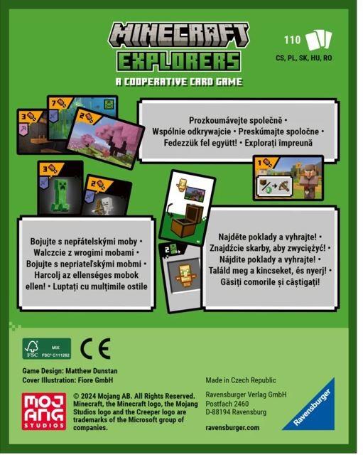 Immagine prodotto Ravensburger Gioco di carte Minecraft Explorers