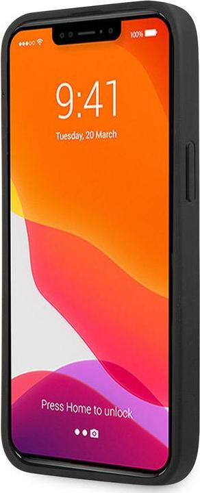 Produktbild Mercedes AMG AMHCP13XOSDBK iPhone 13 Pro Max 6,7" czarny/black hardcase Leather Curved Lines (Apple iPhone 13 Pro Max)