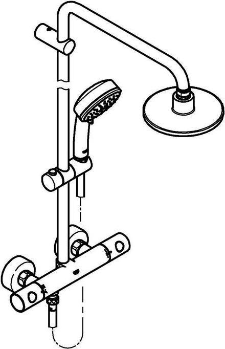 Immagine prodotto Grohe Sistema doccia Tempesta Cosmopolitan System 160