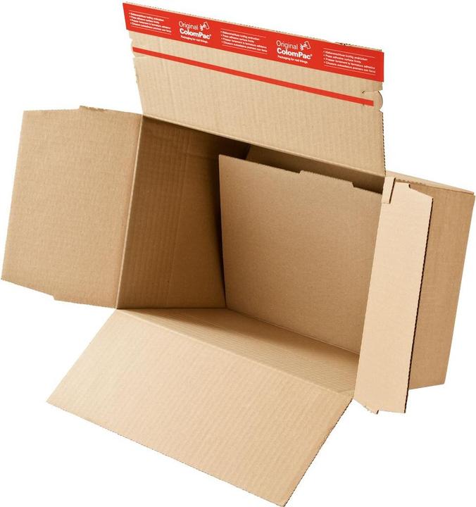 Produktbild Colompac Schachtel Blitzboden braun (24 x 17 x 13 cm, 10 x)