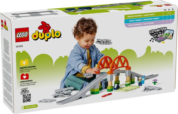 Actual product image LEGO Railway bridge and rails - extension set (10426)