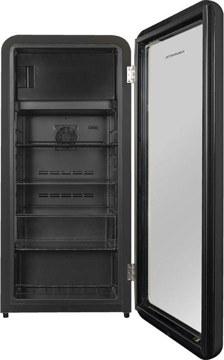 Produktbild Kibernetik Retro Getränkekühlschrank RKS149 schwarz (168 l)