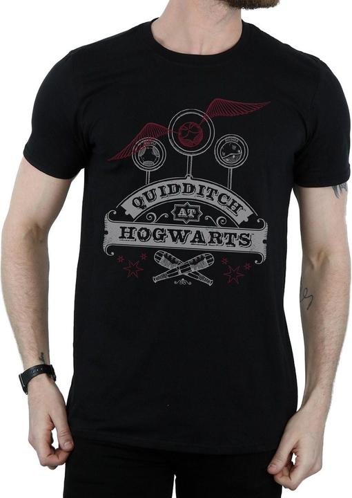 Actual product image Mens Quidditch At Hogwarts T-Shirt (M)