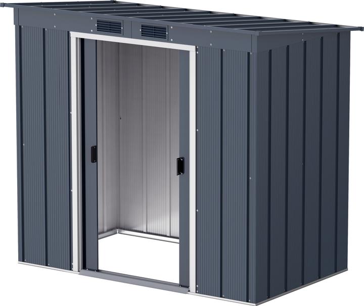 Actual product image Tepro Pent Roof Eco 6x4 shed, anthracite