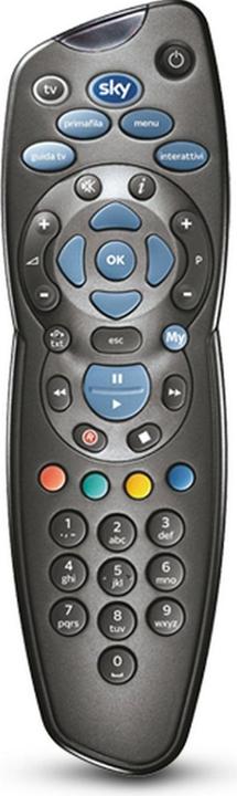 Actual product image SKY 716, Universal Remote Control for MY-SKY and MY-SKY HD Decoder (Black) (Universal remote control, Infrared)