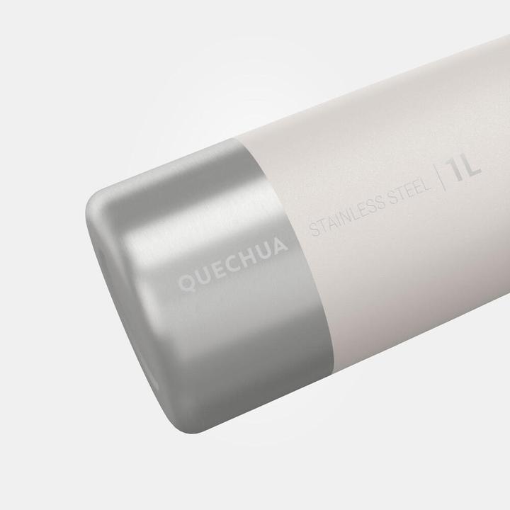 Actual product image Quechua bottle mh100 stainless steel 1l 330040 (1 l)