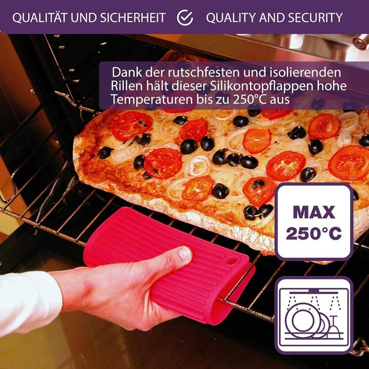 Produktbild Mastrad Topflappen Silikon Schwarz (Silikon)