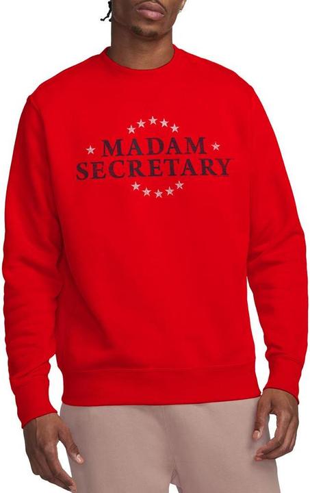 Actual product image Madam Secretary Unisex Adult Distressed Logo Sweatshirt (XXL)
