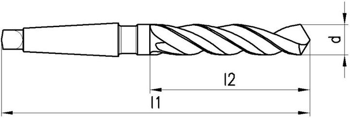 Actual product image Futuro BRW Morse taper shank drill (23.75 millimetres)