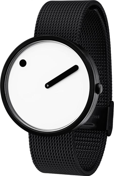 Produktbild Picto 43379-1020 Unisex Uhr Black and White 40mm 5ATM (Analoguhr, 40 mm)