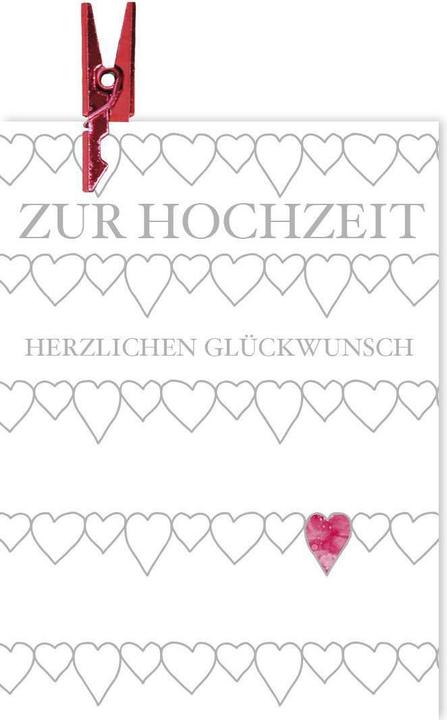 Actual product image Braun + Company Wedding staple card (1 pcs.)