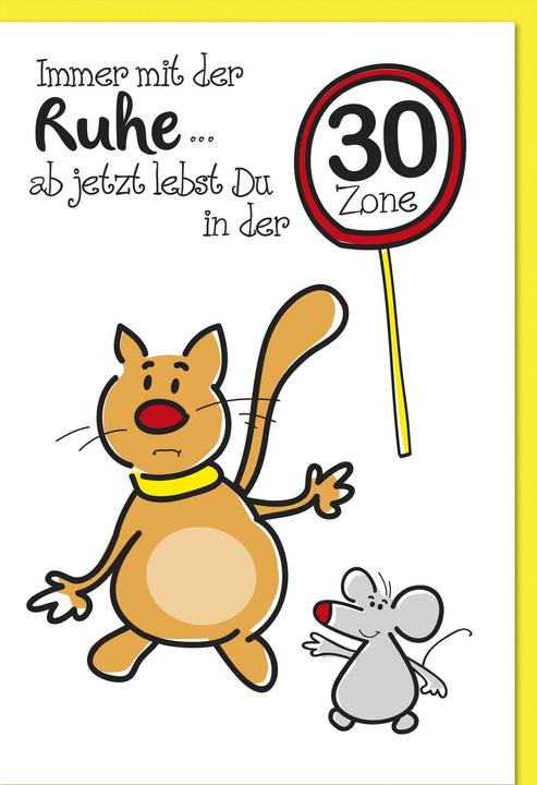 Braun + Company Geburtstagskarte Katze und Maus (1 Stk.)