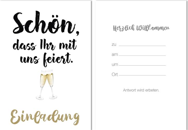 Image du produit Braun + Company Carte paquet de 5 Invitation Neutre (1 pcs)