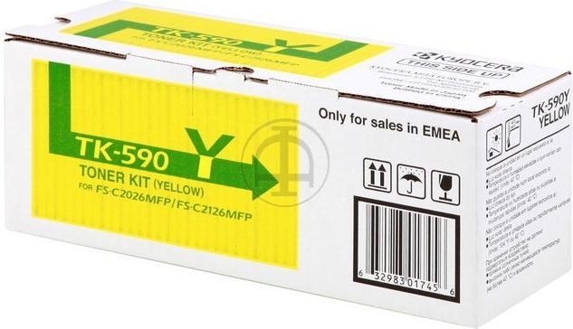 Actual product image Kyocera Tk-590y (Y)