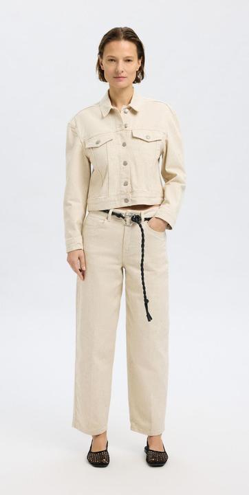 Image du produit Selected Femme Mid Waist Barrel Fit Jeans (W26/L32)