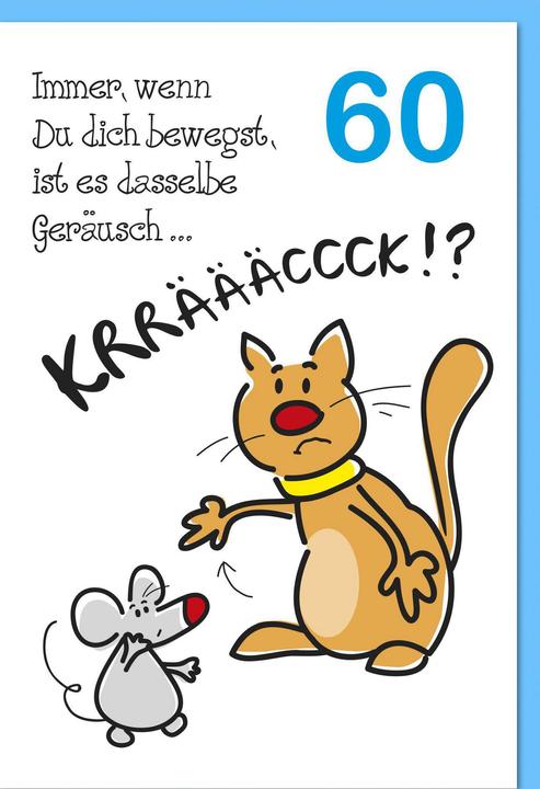 Actual product image Braun + Company Birthday card number 60. (1 pcs.)