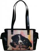 Kögler Fröhliche Border Collies Handtasche, Mario Moreno