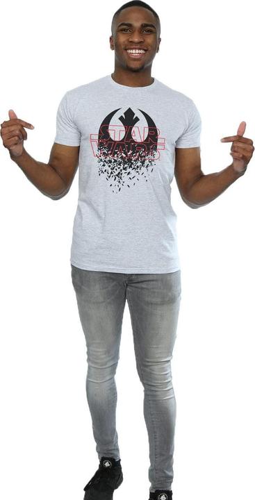 Immagine prodotto Star Wars The Last Jedi Shattered Emblem Maglietta Uomo (3XL)
