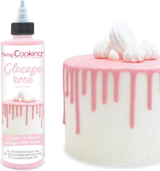 Actual product image ScrapCooking Chocolate glaze pink 130g (1 x)