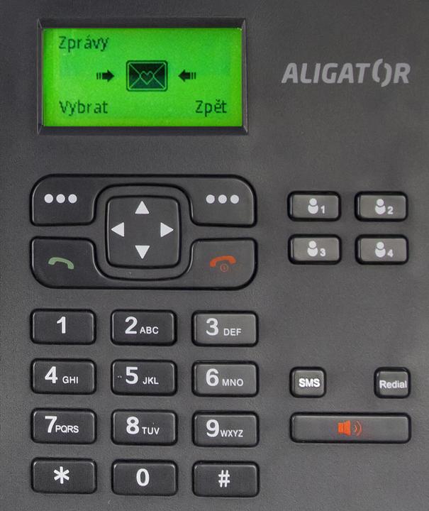 Actual product image Aligator Cell phone in classic desk phone style