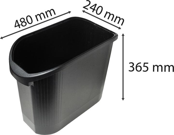 Produktbild Exacompta Oeko-Top Line schwarz (26 l)