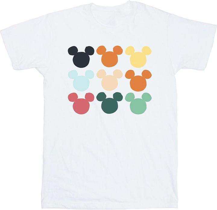 Immagine prodotto Disney Mickey Mouse Heads Square Maglietta Ragazzi (152, 158)