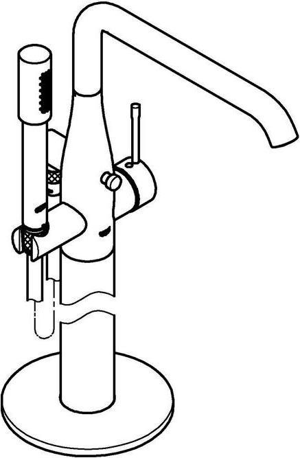Actual product image Grohe Bath mixer set GROHE1108 Essence New 23491GL1