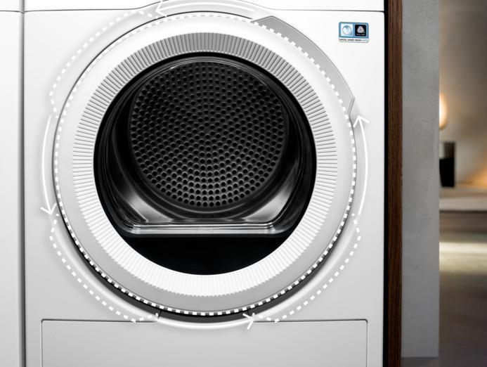 Produktbild AEG TR7T60589 wasdroger Vrijstaand Voorbelading 8 kg A++ Wit (8 kg, Rechts)