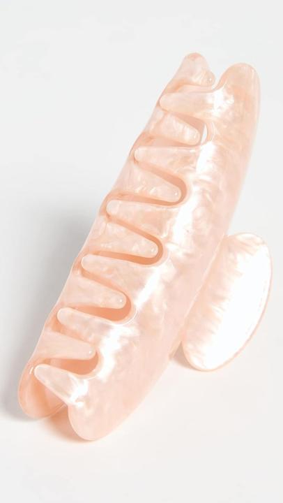 Actual product image Kitsch Claw clip marble blonde