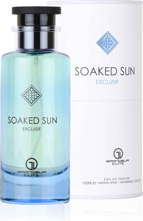 Actual product image Grandeur Elite Soaked Sun Exclusif By Eau De Parfum 100ml Unisex Fragrance Spray (Eau de parfum, 100 ml)