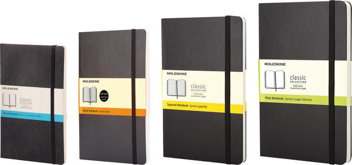 Actual product image Moleskine Classic (A4, Lined, Soft cover)