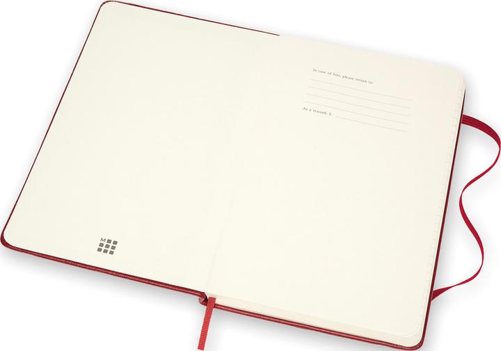 Image du produit Moleskine Couverture en cuir pour ordinateur portable (130 x 210 mm, À rayures, Couverture rigide)