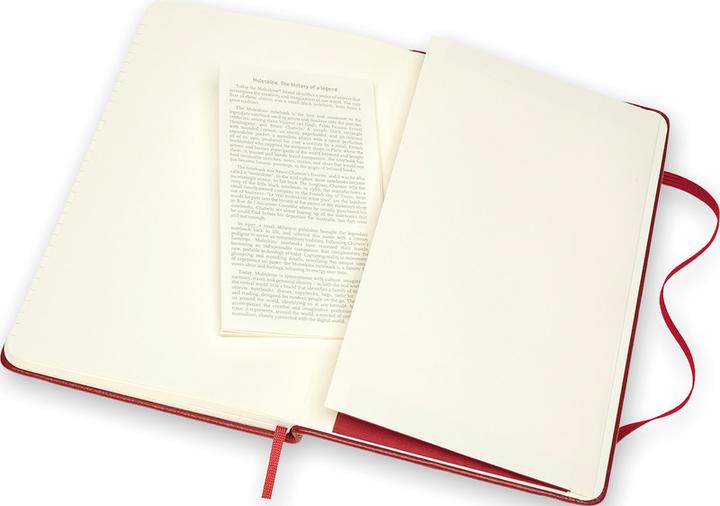 Image du produit Moleskine Couverture en cuir pour ordinateur portable (130 x 210 mm, À rayures, Couverture rigide)