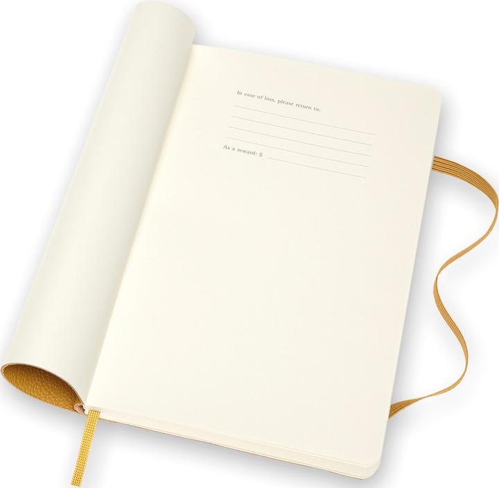 Produktbild Moleskine Notizbuch Ledereinband (130 x 210 mm, Liniert, Harter Einband)