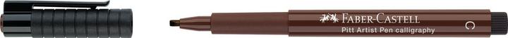 Actual product image Faber-Castell Ink pens Pitt Artist Pen Calligraphy 8 colours (Blue, Black, Brown, Green, White, Yellow, Rose, 8 x)
