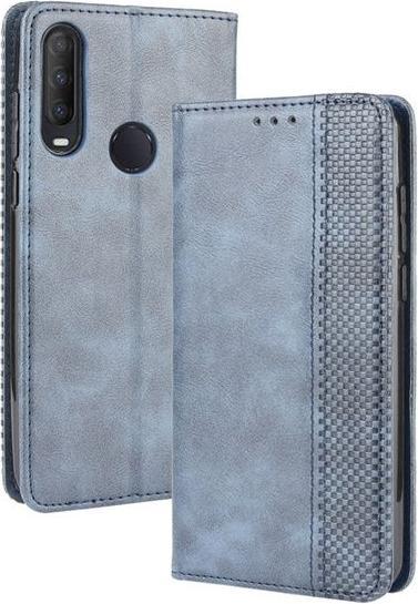 Image du produit MU Classic Série de couvertures de livre en cuir rétro (1S (2020), Alcatel 3X (2020))
