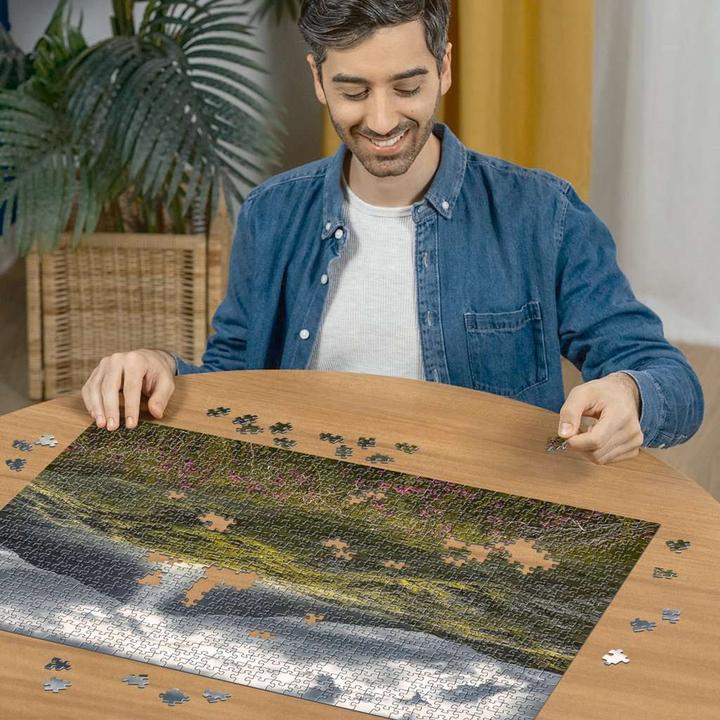 Actual product image Ravensburger Puzzle 12000794 - Mysterious mountains - 1000 piece jigsaw puzzle for adults aged 14 and over (1000 pieces)