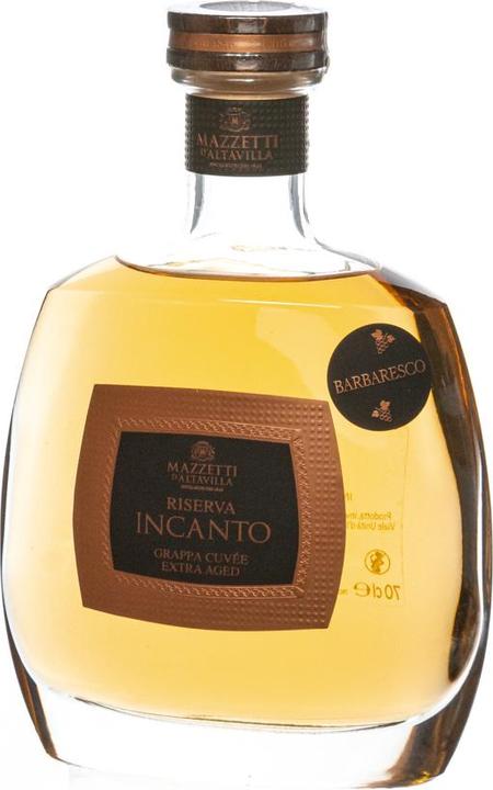 Immagine prodotto Mazzetti d'Altavilla Incanto - Grappa di Nebbiolo da Barbaresco Invecchiata in cassa di legno 0,7l 43%