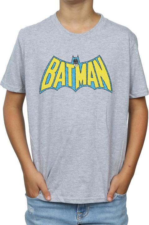 Image du produit - T-shirt BATMAN CRACKLE LOGO - Garçon (152, 158)