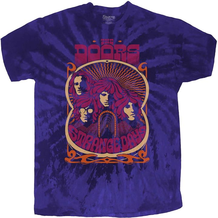 Image du produit The Doors Unisexe Adulte Strange Days Washed T-shirt (M)