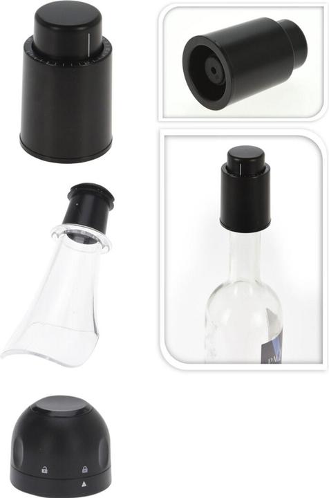 Produktbild Excellent Houseware 3-teiliges WeinzubehÃ¶r-Set (Weinpumpe)