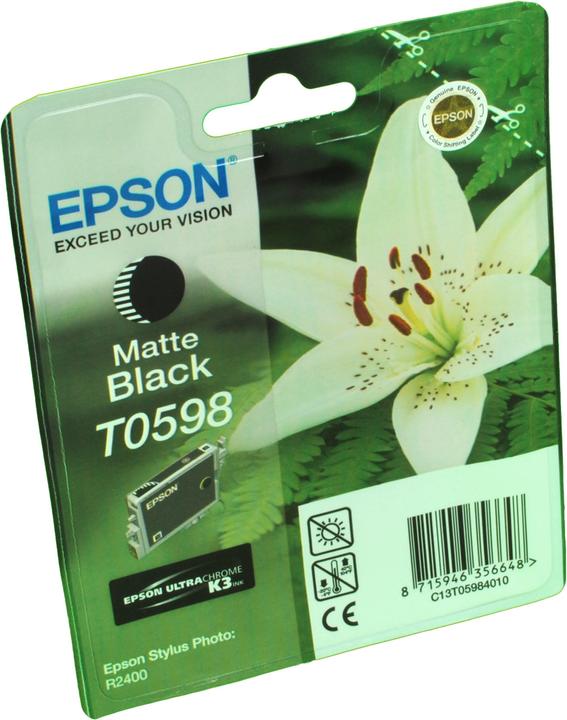 Produktbild Epson T0598 Ultra Chrome K3 (BK)