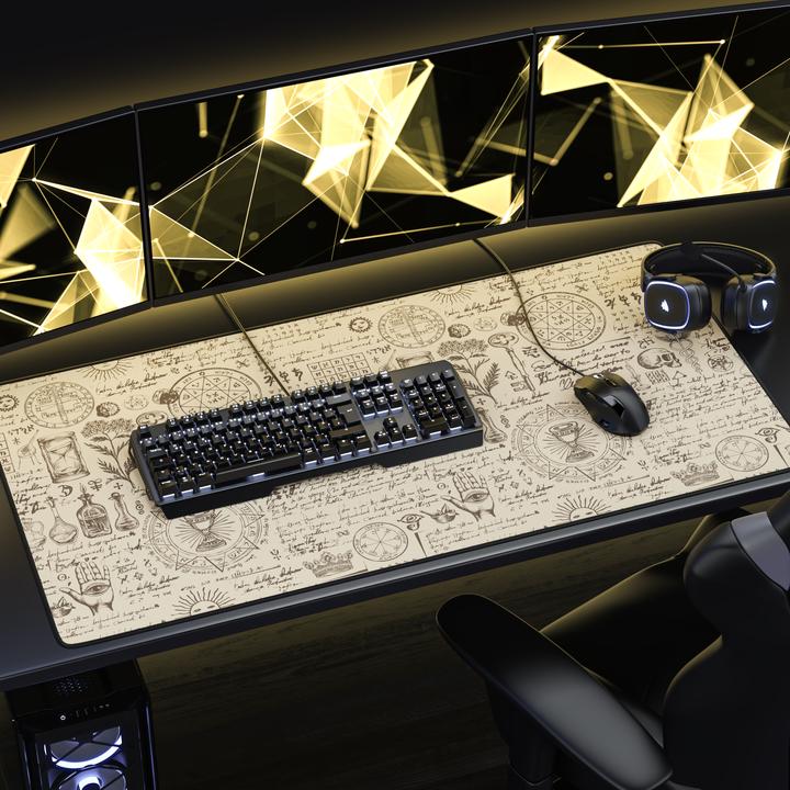 Immagine prodotto Titanwolf Tappetino per mouse da gioco, tappetino per mouse XXXL speed 1200 x 600 mm, velocità e precisione (XXL)