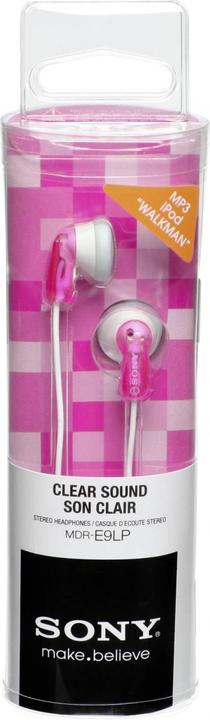 Productafbeelding Sony MDR-E 9 LPP roze transparant (Bedraad)