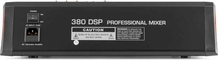 Produktbild Power Dynamics PDM-T804 - 8-kanaals mengpaneel Bluetooth, DSP, mp3 en USB audio interface (Studio- und Livemixer)