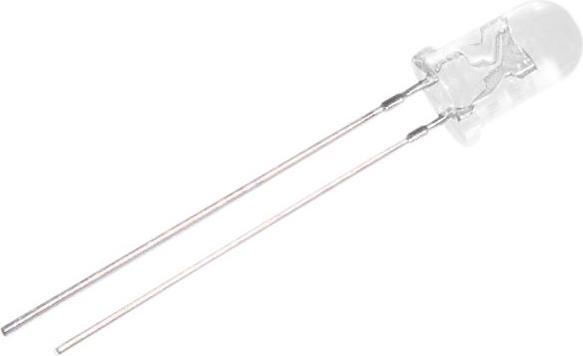 Produktbild RND Components THT-LED Weiss 5500K 23000mcd 5mm Rund
