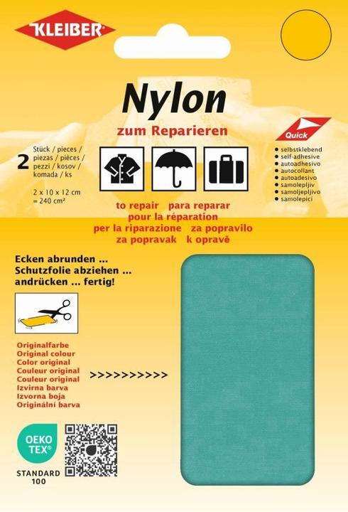 Immagine prodotto Kleiber Toppe in nylon 10x12 cm turchese 2 pezzi