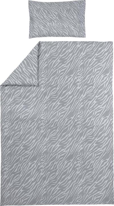 Produktbild Meyco Home Bettwäsche 140x200/220 Zebra grau