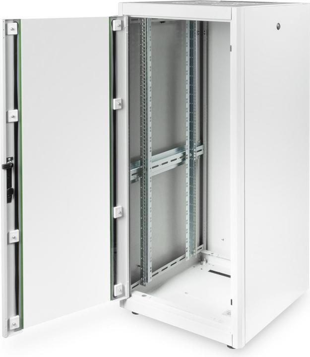 Produktbild Assmann DIGITUS 26HE 19zoll freistehender Netzwerkschrank 1300x600x600 mm Farbe Grau RAL 7035 (26 HE, 19 Zoll Rack)